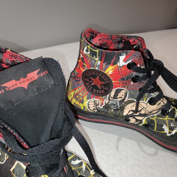 Unisex Converse Comics The Dark Knight Rises Sneakers - Picture 4 of 8